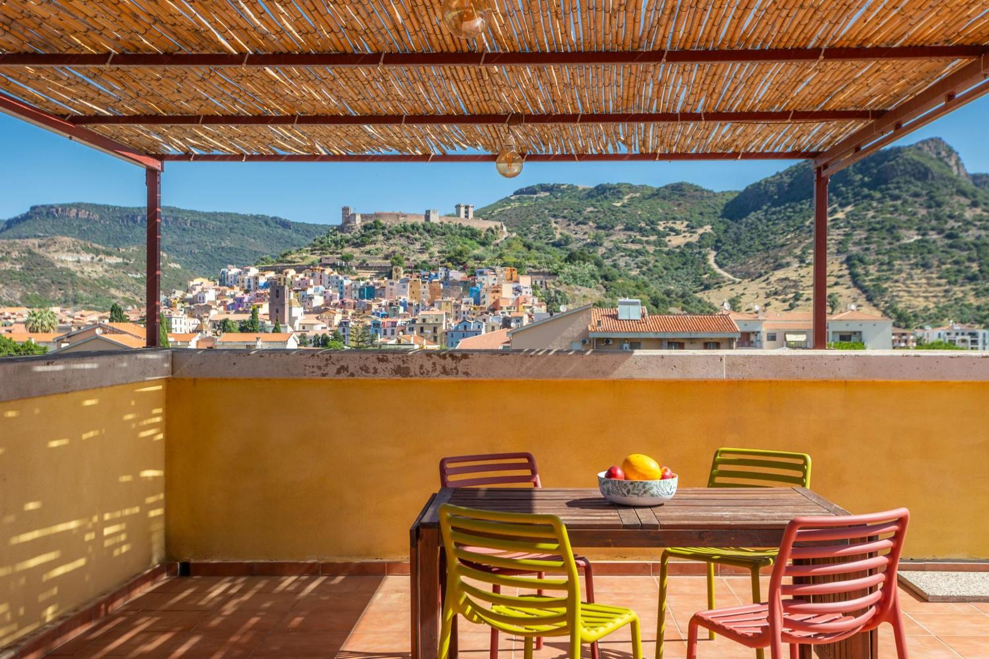 Terrace With Castle View Bosa
